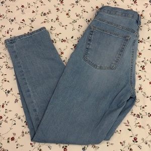 Everlane High Rise Cheeky Straight Jean in Light